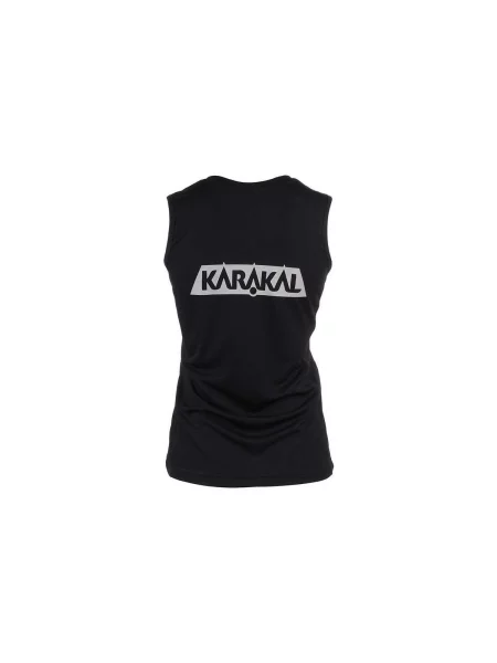 Tenisové tričko Karakal Pro Tour Vest black černé