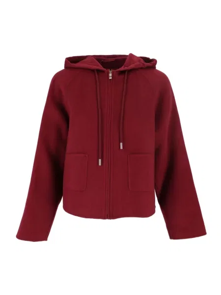 Bluza Max Mara Studio wełniana czerwona