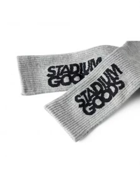 Ponožky Stadium Goods s autogramem šedé