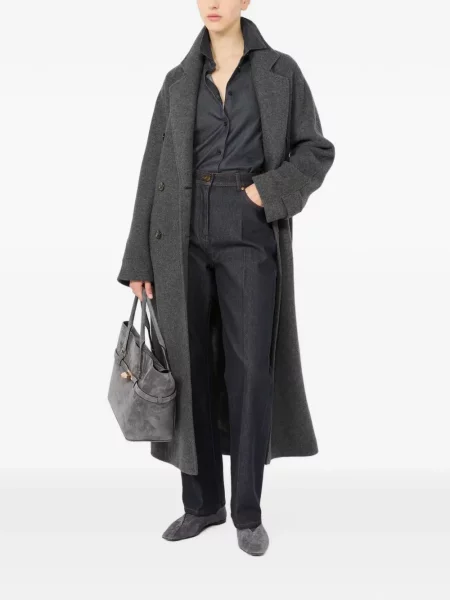 Pantaloni Max Mara albastru