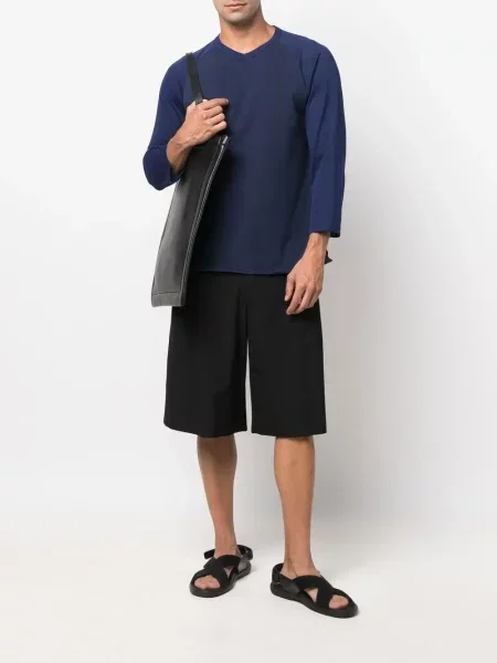 Tričko Comme Des Garçons Pre-owned se síťovinou modré