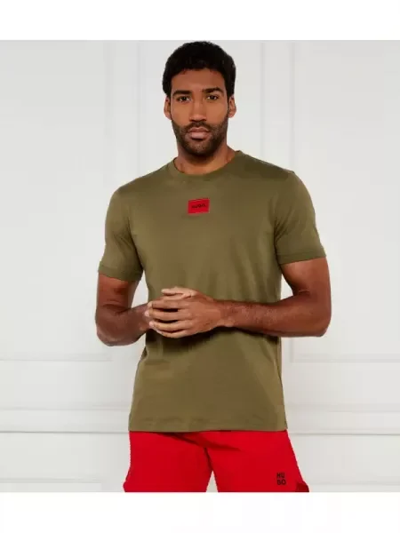 HUGO Tricou kaki