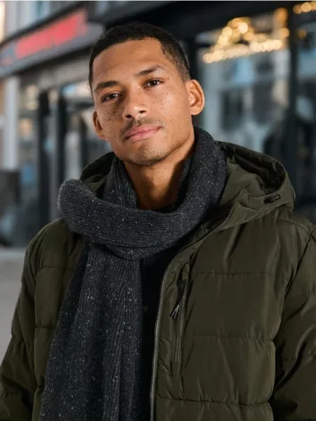 Шарф Sinsay серый