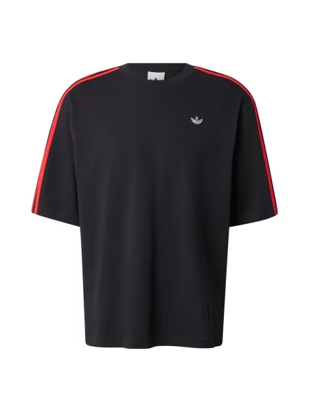 ADIDAS ORIGINALS Tricou ZEBRA INFILL roșu intens / negru / negru amestecat alb