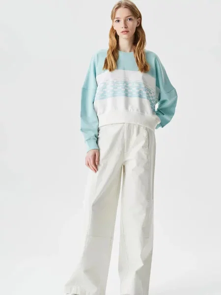 Світшот Lacoste блакитний