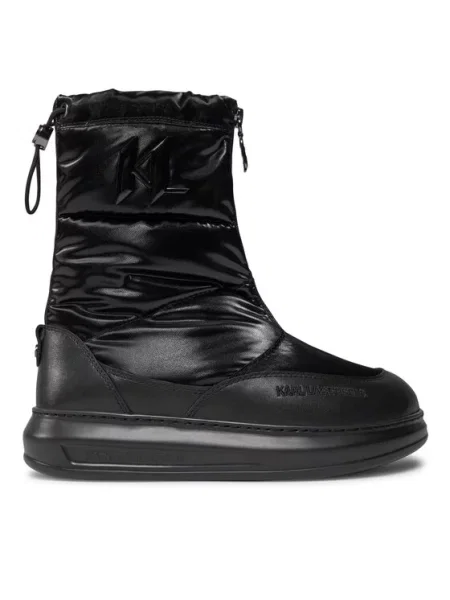 Škornji za sneg KARL LAGERFELD črna
