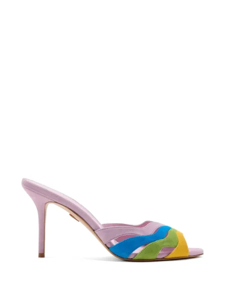 Велурени сандали Titi Adesa виолетово