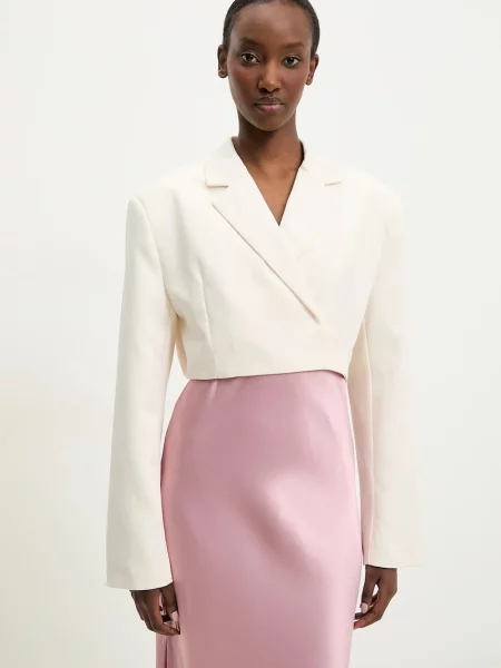 Answear Lab marynarka niezapinana gładka biały