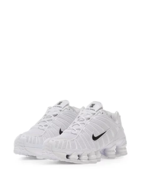 Tricou Nike cu șireturi din dantelă alergare alb