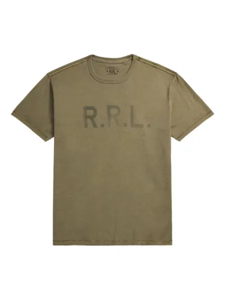 Tricou Ralph Lauren Rrl cu imagine verde
