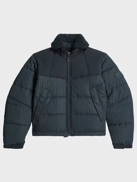 Смугаста куртка G-star Raw синя