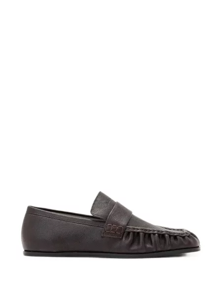 Pantofi loafer Allsaints din piele maro