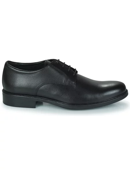 Šněrovací polobotky Geox černé