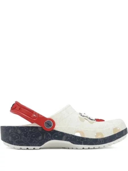Saboți Crocs alb