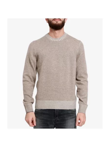 Sweter Gran Sasso z kaszmiru beżowy