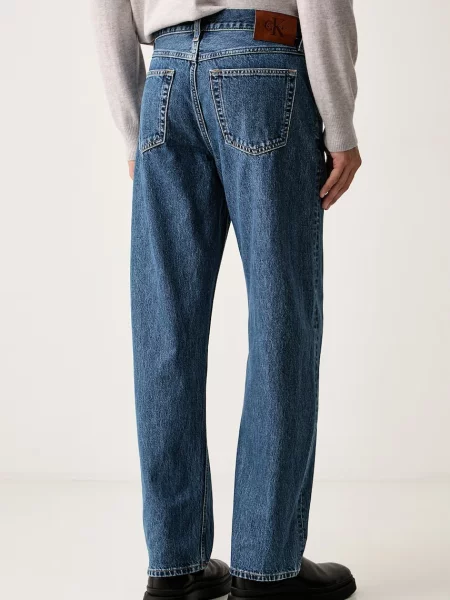 Calvin Klein Jeans jeansy straight niebieskie