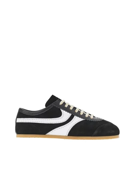 Sneakersy Dries Van Noten zamszowe czarne