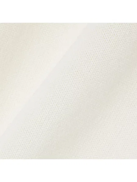Lacoste Sweter Z Wysokim Kołnierzem I Zamkiem Kremowy biały