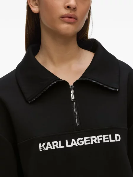 Pulover Karl Lagerfeld cu imagine negru