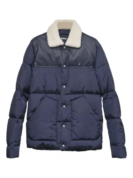 Péřová bunda Christian Dior Pre-owned modrá