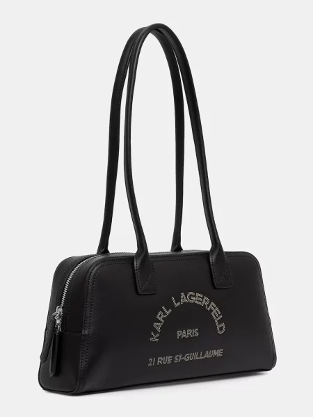 Karl Lagerfeld geantă tote pentru femei din piele negru