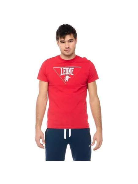 Scurt tricou Leone 1947 cu mâneci scurte roșu