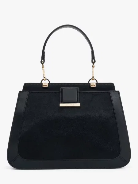 Кожаная сумка Cromia черная