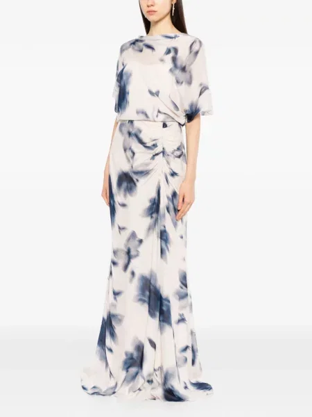 Rochie Amsale cu model floral cu imagine