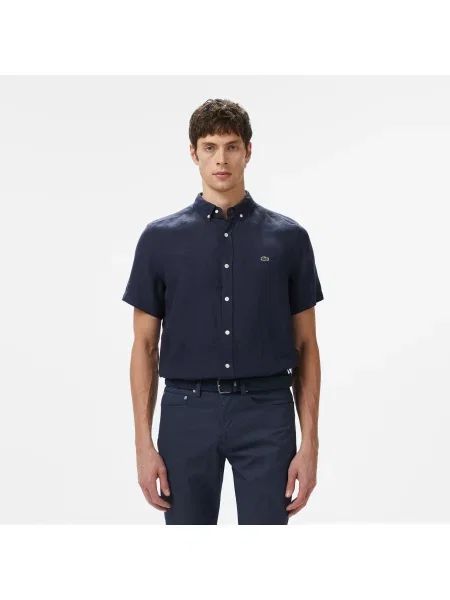 Lacoste Koszula granatowa