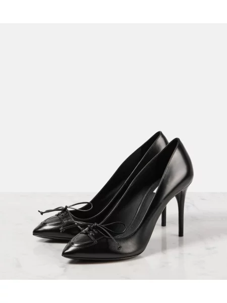 Pantofi cu toc Alaïa din piele negru