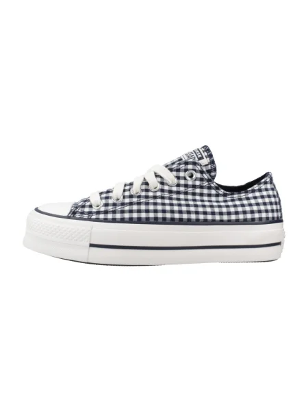 Tornacipő Converse Chuck Taylor All Star Lift Platform Gingham Sötétkék kék