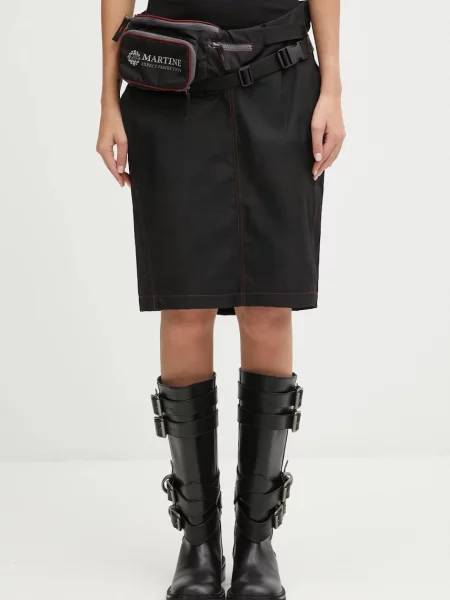 Suknja Martine Rose Bumbag mini ravna crna
