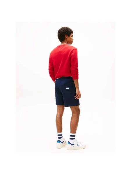 Kratke traper hlače Tommy Jeans plava