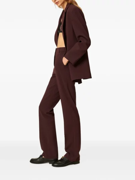 Pantaloni Twinset maro