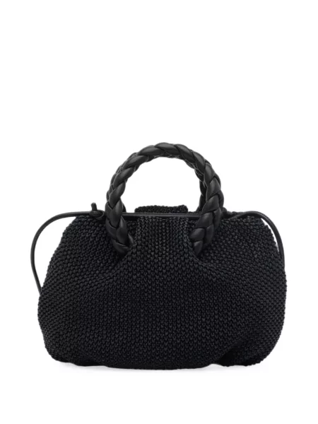 Geantă shopper Hereu țesută negru