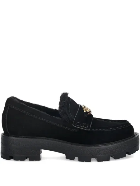 Pantofi loafer Guess cu autograf negru