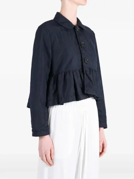 Geacă Comme Des Garçons Tao cu volane albastru
