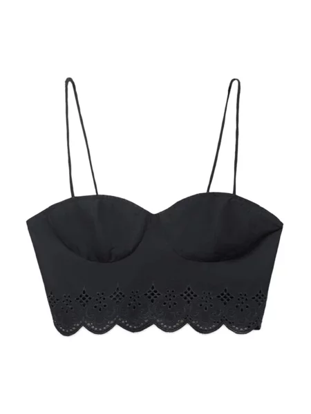 MANGO Top LUISA' negru