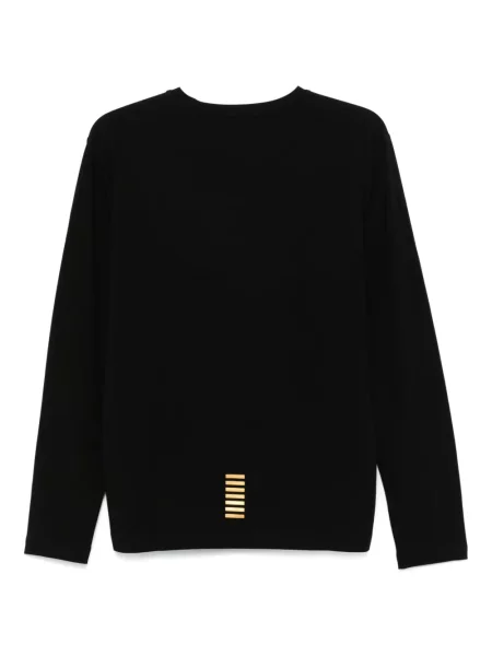 Raštuotas marškinėliai Ea7 Emporio Armani juoda