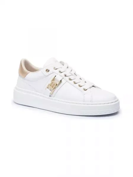 Baldinini De piele sneakers alb