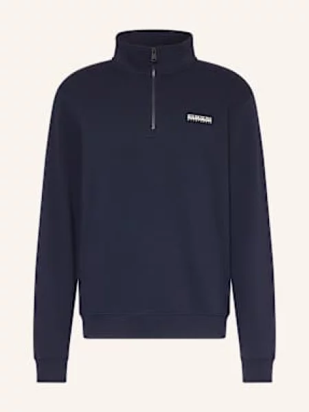 Napapijri Svetr Troyer B-Small Box Hz tmavě modrá