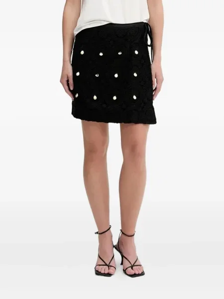 Fusta mini Never Fully Dressed negru