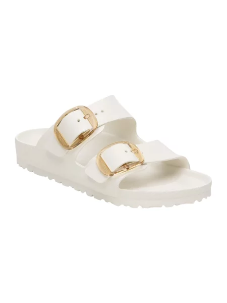 Birkenstock Arizona Big Buckle EVA Narrow Fit Kobiety Sandały Birkenstock Krem Size: 7 białe