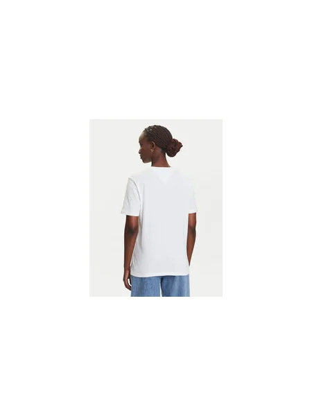 Tommy Jeans Póló Strawberry Relaxed Fit fehér