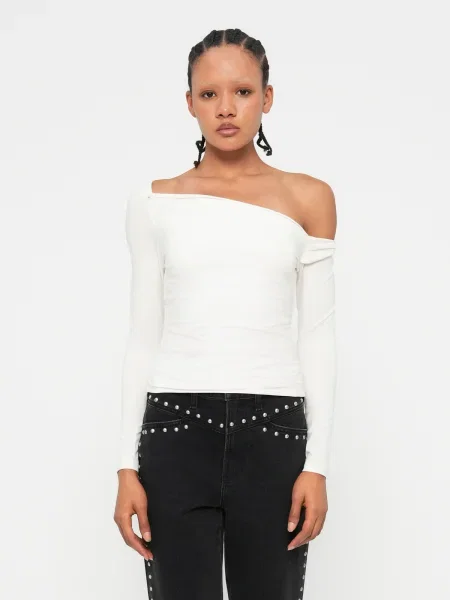 Abercrombie & Fitch Tricou crem