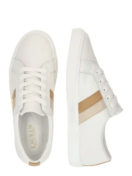 Sneakerși Lauren Ralph Lauren alb