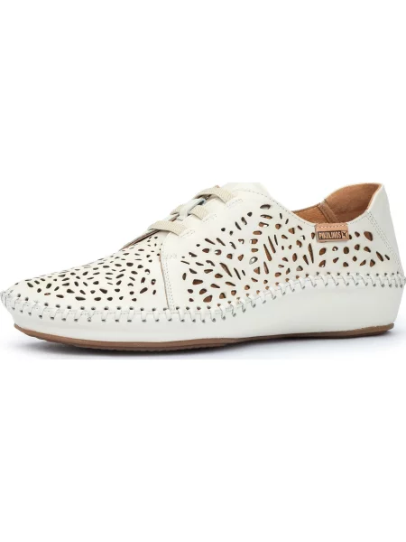 Šnurovacie poltopánky Pikolinos biela