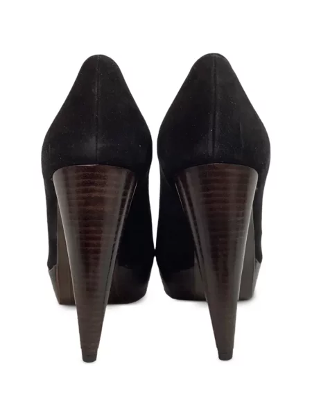 Pantofi cu toc Stuart Weitzman din piele de căprioară negru
