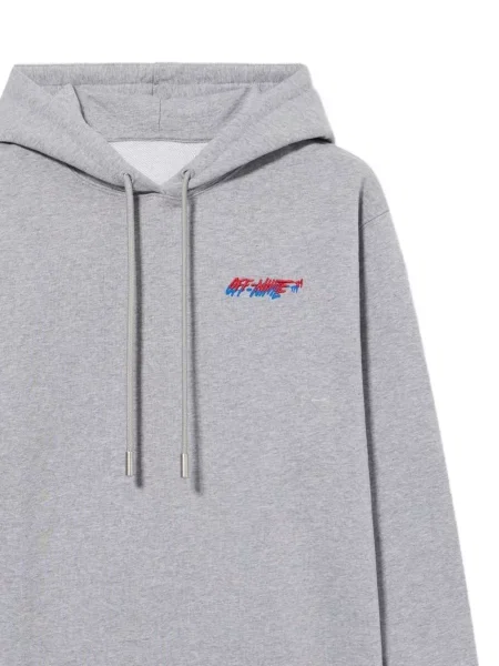 Hanorac cu glugă Off-white alb
