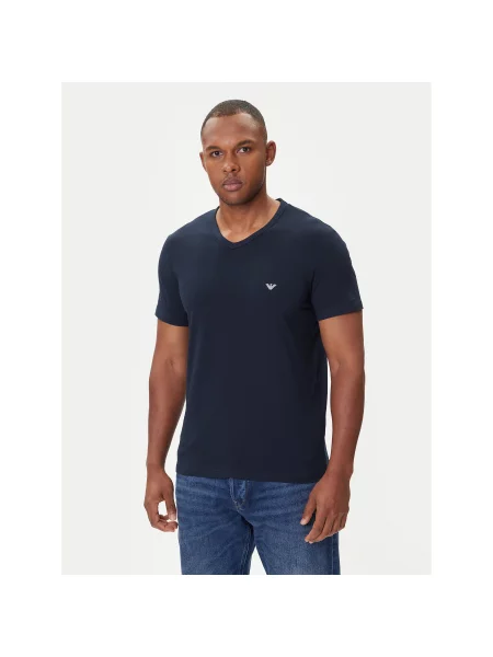 Emporio Armani Marškinėliai Comfort Fit mėlyna
